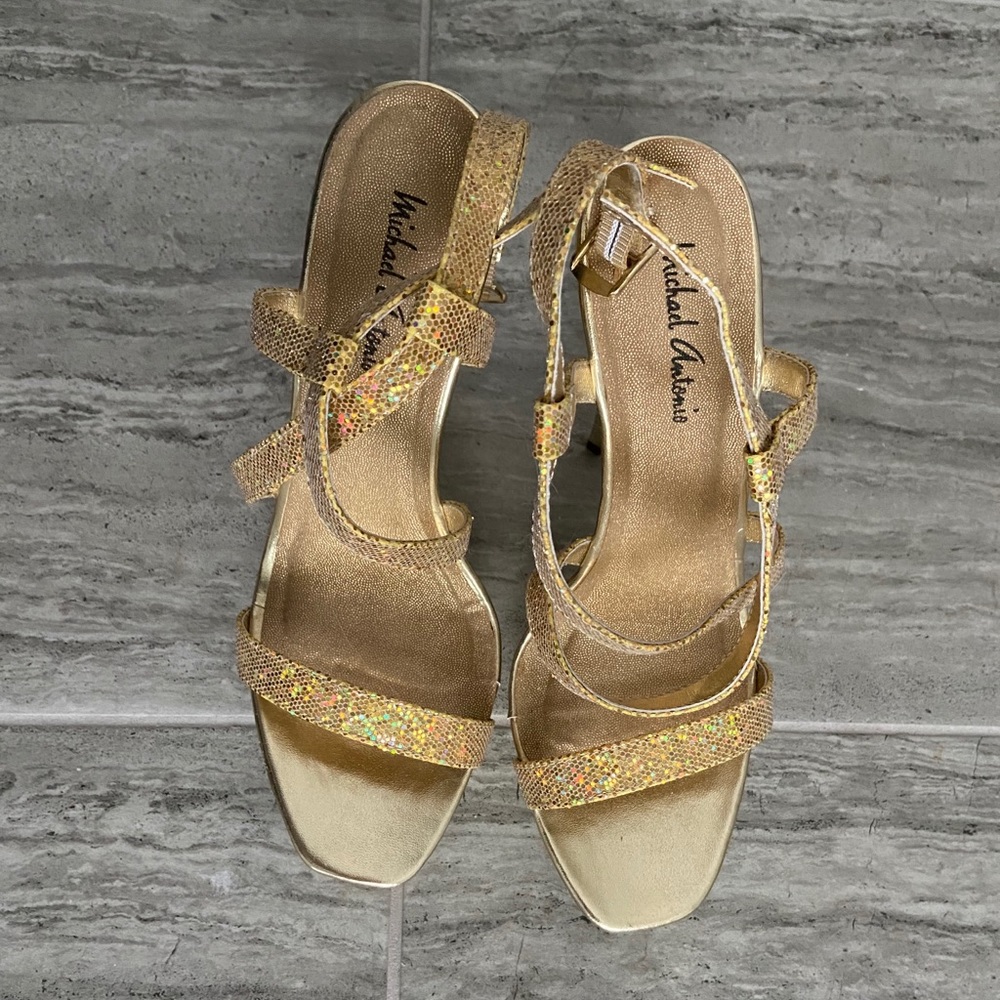 Gold Stilettos